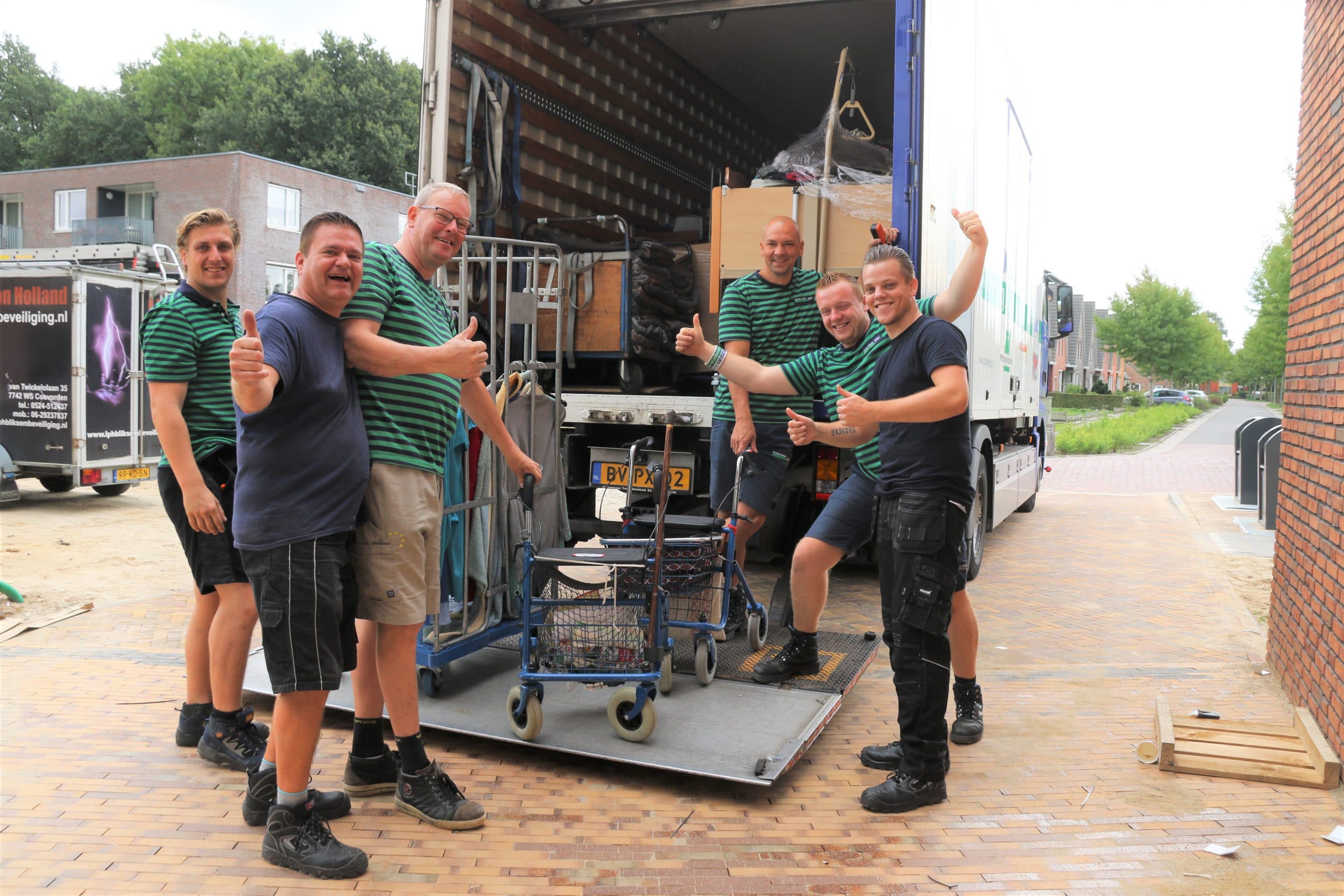 Zorgverhuizer Mondial Oostland Verhuizingen verhuist zorginstelling De Borgerhof te Borger