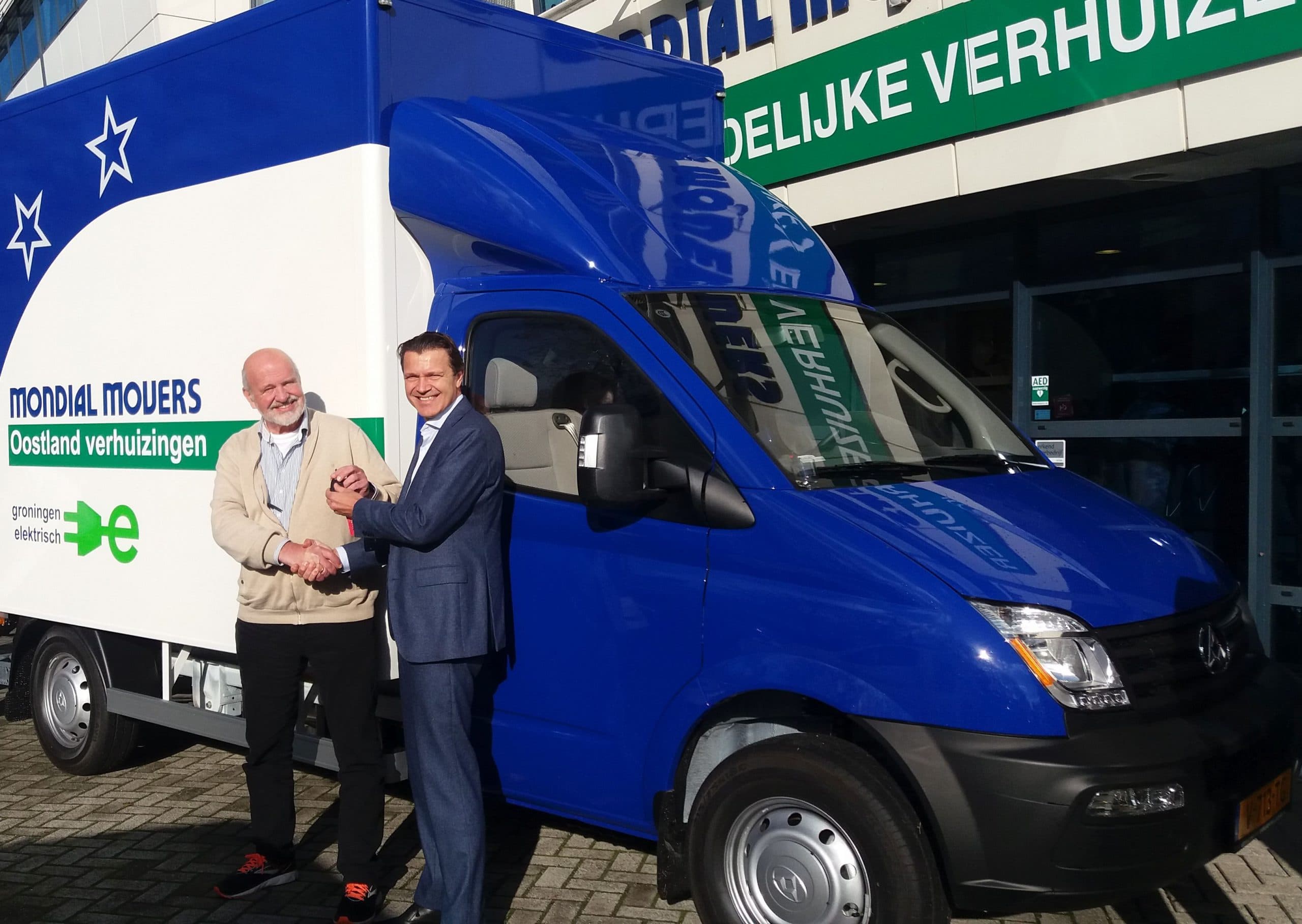 Duurzaam verhuizen met Mondial Oostland Verhuizingen, Maxus Electric Vehicle 80